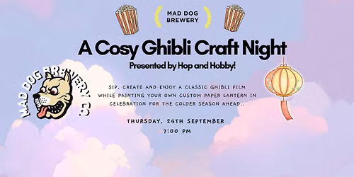 Hop and Hobby: A Cosy Ghibli Craft Movie Night
