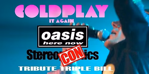 Coldplay Oasis Stereophonics tribute show Glasgow Garage 15 November