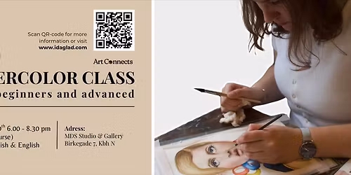 Watercolor course (danish & english)