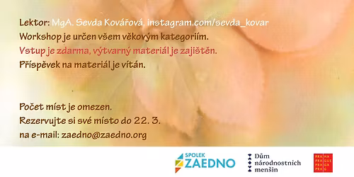 V\u00fdtvarn\u00fd workshop Tvo\u0159\u00edme s p\u0159\u00edrodn\u00edmi bio barvami