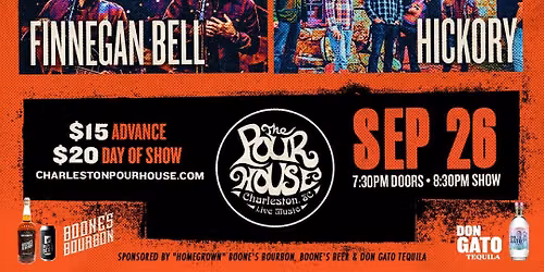 Holy City Homegrown Festival - Tyler Boone, Erode the Dream, Finnegan Bell, Hickory