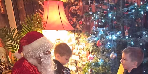 Santa Visit To Maria's Cup\u00e0n Tae