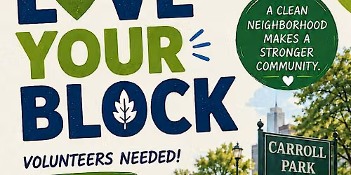 Love Your Block Community Clean Up