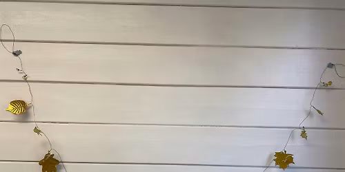 Create a Woodland Garland from recycled tomato paste tubes 2