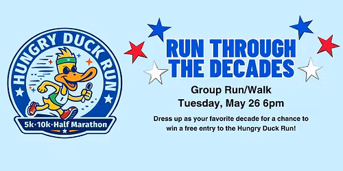 Run Through The Decades Group Run\/Walk