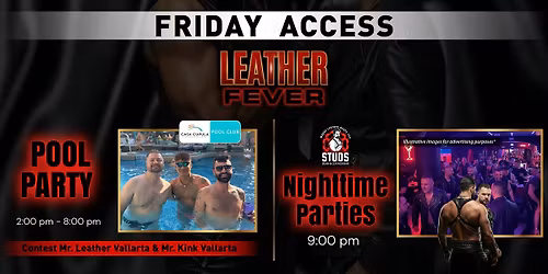 Leather Fever 2025 | FRI VIER Nov  21st Individual Party Access | Studs Bar