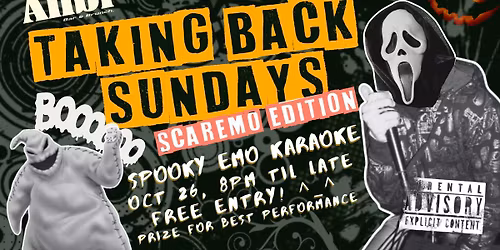Taking Back Sundays - Emo Karaoke at Alibi! (\/\/_^)