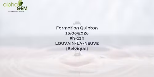 Formation Alphagem GRATUITE \u2013 QUINTON : Performances & r\u00e9cup\u00e9ration
