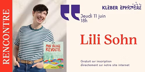 Rencontre  avec Lili Sohn