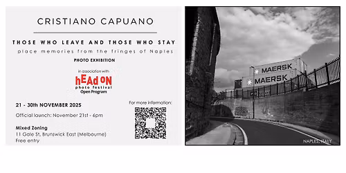 Exhibition opening - Those who leave and those who stay (Cristiano Capuano)