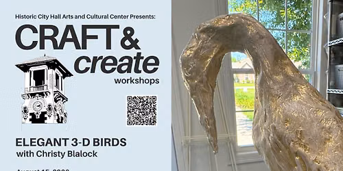 Craft & Create: Elegant 3-D Birds with Christy Blalock