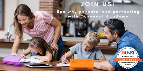 January 14th , 2026 Covenant Academy Open House