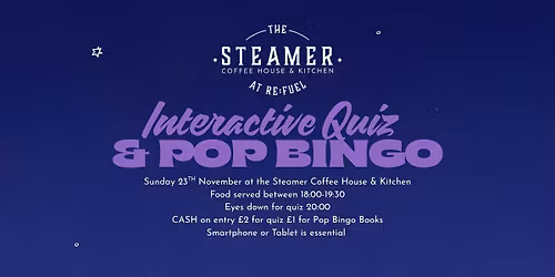 Interactive Quiz & Pop Bingo!