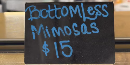 Bottomless mimosas