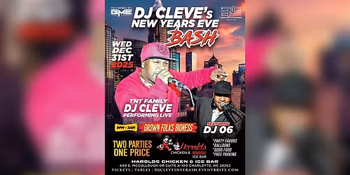 DJ CLEVE's NEW YEARS EVE BASH @ HAROLDS CLT | WED DEC 31ST | 9PM-2AM\u203c\ufe0f