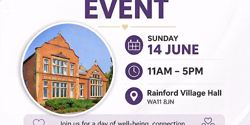     A Day of Wellbeing at Rainford Village Hall  