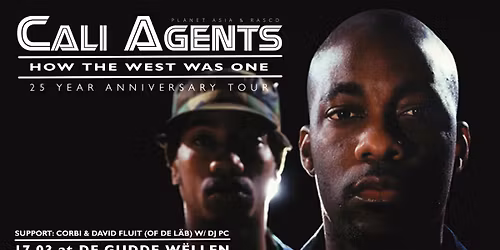 CALI AGENTS (US) + locals at De Gudde W\u00ebllen