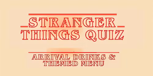 Stranger Things Quiz