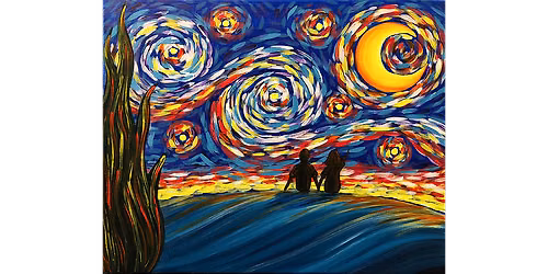Starry Night Star Gazing - Paint and Sip in Chicago | Classpop!\u2122