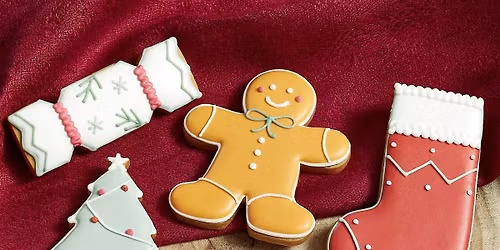 Christmas biscuit icing masterclass for adults, with fizz and cakes