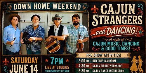 CAJUN STRANGERS ... and DANCING! : Down Home Weekend Live at Studio5