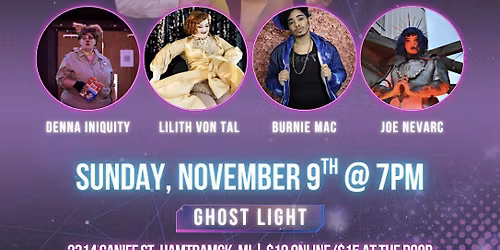 Stevie's Comedy Cabaret @ Ghost Light