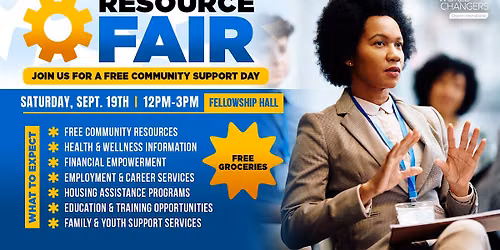 World Changers & RISE Community Outreach Resource Fair