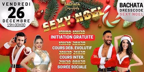 \u2764\ufe0fBACHATA SEXY NOEL\u2764\ufe0f INITIATION OFFERTE\/COURS\/SOIR\u00c9E\ud83d\udccd HALLES DE LA CARTOUCHERIE