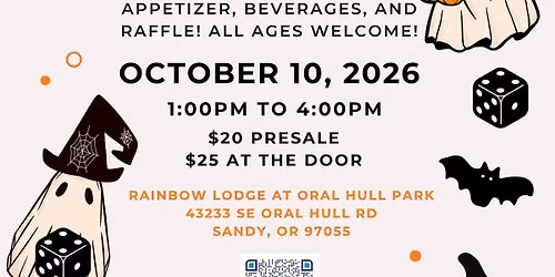 Sandy Lions Club HALLOWEEN BUNCO fundraiser!