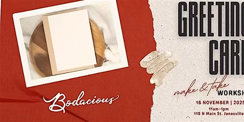 Greeting Card Make & Take Workshop