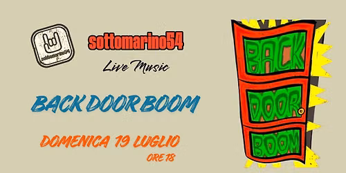 Sottomarino54 Live Music - BACK DOOR BOOM