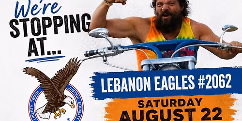 \ud83c\udf89 Rupert\u2019s Kids Charity Ride is rolling into the Lebanon Eagles #2062! \ud83c\udfcd\ufe0f\ud83d\udc99