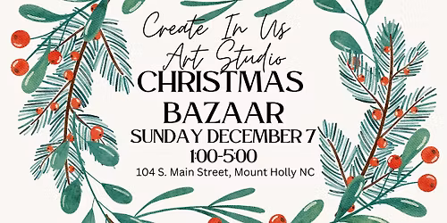 Christmas Bazaar at Create In Us