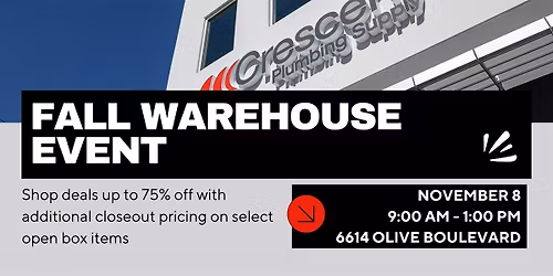 Crescent Supply's Fall Warehouse Event