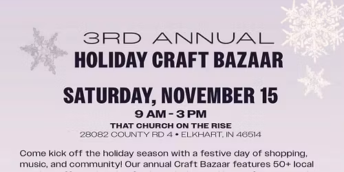 BRD ANNUAL HOLIDAY CRAFT BAZAAR