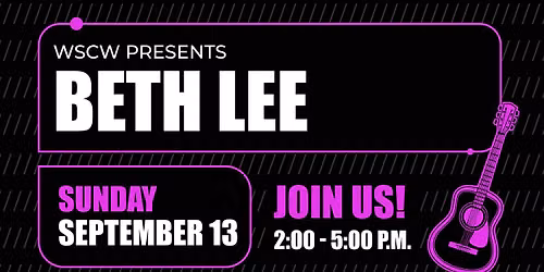 Beth Lee Live at WSCW September 13