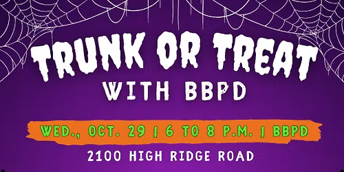 Trunk or Treat with BBPD