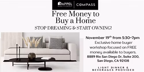 Free Money to Buy a Home: Stop Dreaming & Start Owning