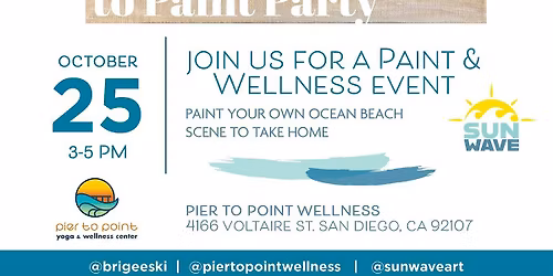 Pier to Paint Party 10\/25