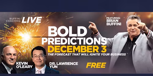 In Person Watch Party: Brian Buffini Bold Predictions