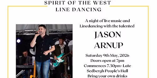 Dance the night away to live music from Jason Arnup