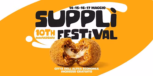 Suppl\u00ec Festival 2026 | 10th Anniversary @ Citt\u00e0 dell'Altra Economia