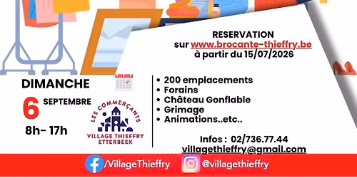 35\u00e8me BRADERIE BROCANTE D ETTERBEEK THIEFFRY