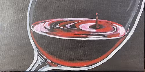 New Venue! Debut class Red Wine paint and sip painting at La Popular