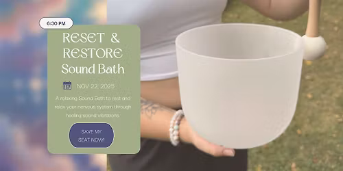 Reset & Restore Sound Bath