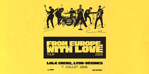 ONEREPUBLIC | LDLC Arena, Lyon - 7 juillet 2026