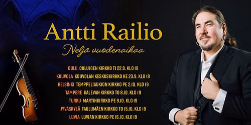 ANTTI RAILIO - NELJ\u00c4 VUODENAIKAA - TAMPERE, KALEVAN KIRKKO