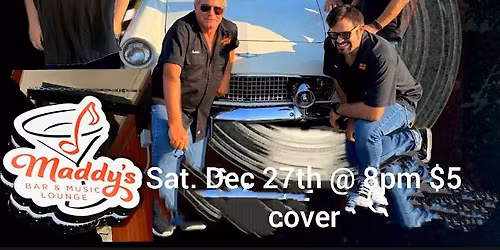 The American Graffiti Band debuts at Maddy's. Dec 27th at 8pm