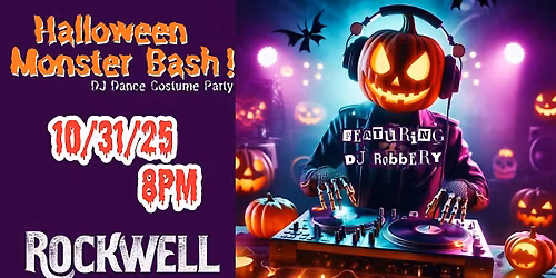 Halloween Night Monster Bash Dance Party @ Rockwell Brewery 10\/31\/25
