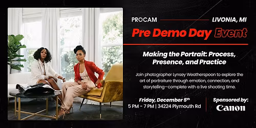 Making the Portrait: Process, Presence, and Practice - Canon